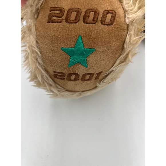 Gund Wish Bear 2000 2001 Limited Edition Green Vest Plush Toy Kids - Picture 3 of 6